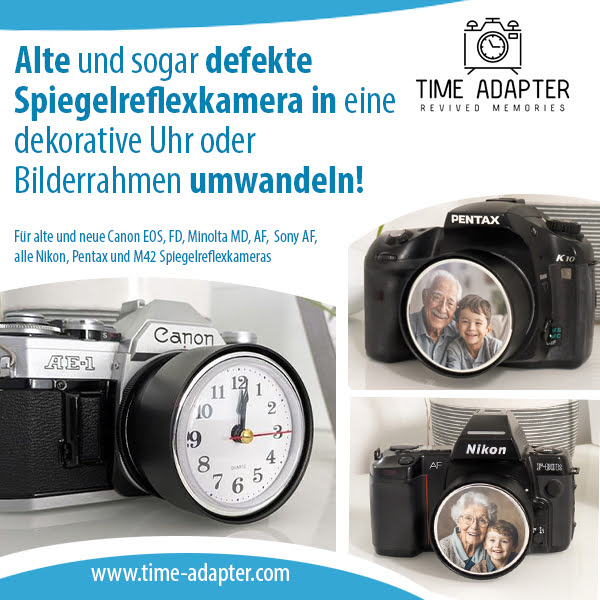 Time Adapter für Kameras